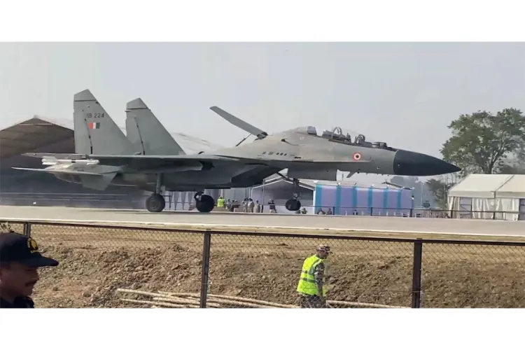 IAF conducts successful emergency runway trial on Moran Highway ahead of PM Modi inauguration