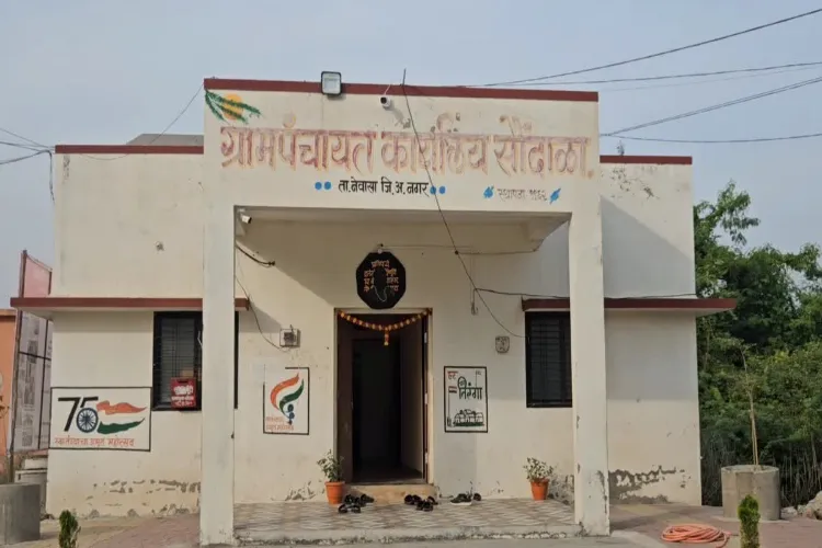 The gramsabha of Saundala in Maharashtra's Ahilyanagar district