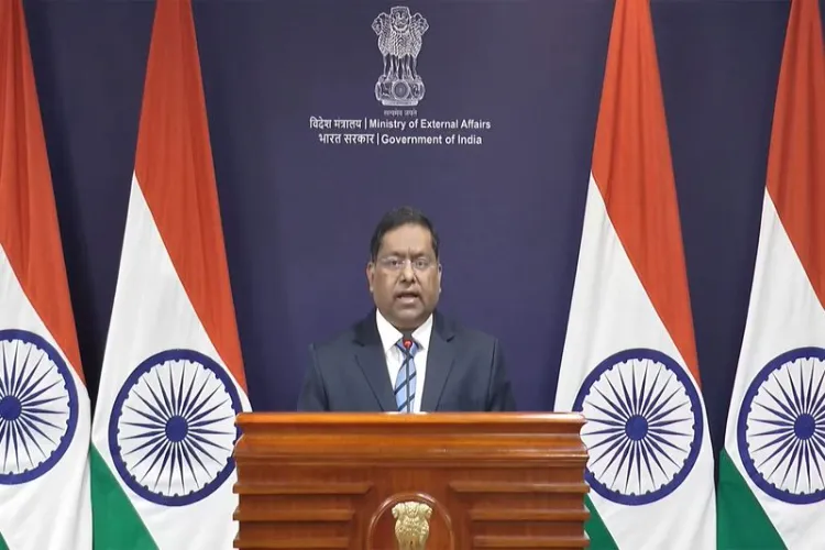 MEA spokesperson Randhir Jaiswal