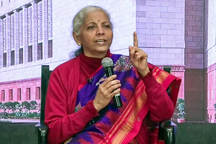 Finance Minister Nirmala Sitharaman