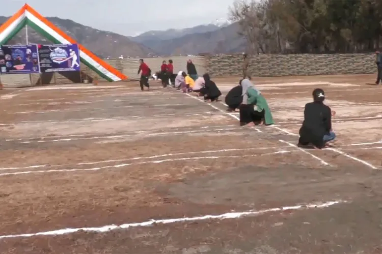 Girls participate in Kho-Kho competition at Surankot Town, Poonch