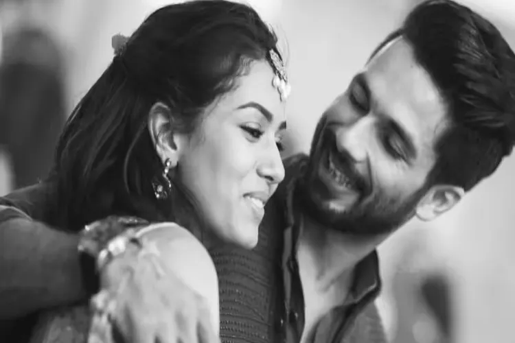 Mira Kapoor with husband Shahid Kapoor