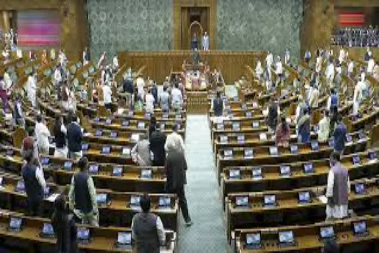 Visuals from Lok Sabha