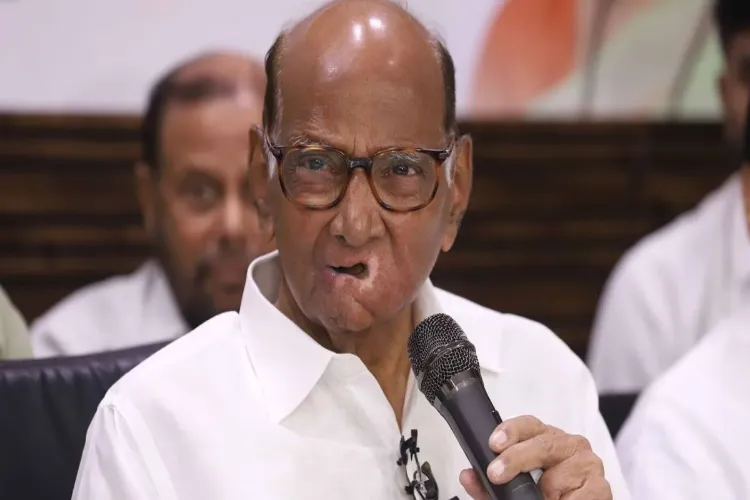 Nationalist Congress Party (Sharadchandra Pawar) chief Sharad Pawar 