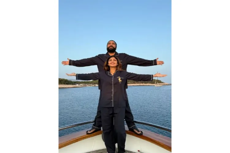 Celebrity couple Shilpa Shetty and Raj Kundra