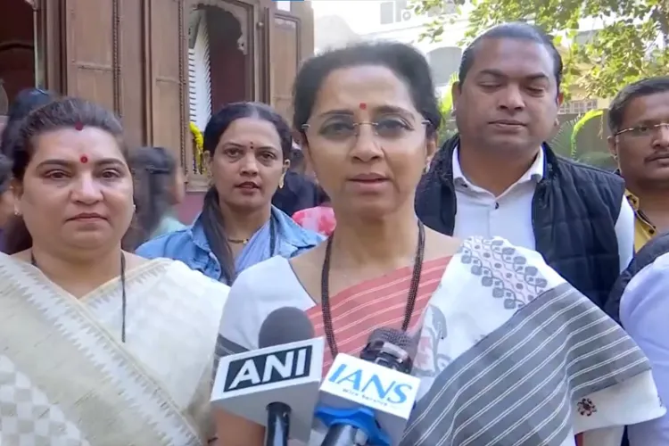 Nationalist Congress Party (SP) MP Supriya Sule 