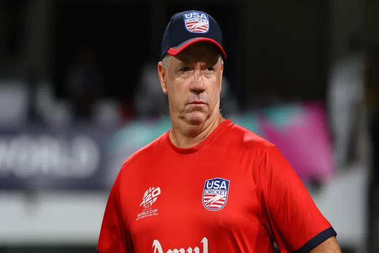 Nepal head coach Stuart Law