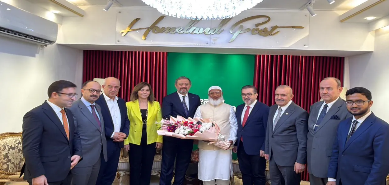 Shafiqur Rahman, Amir Bangladesh Jamaat-e-Islami with the Tukish delegation