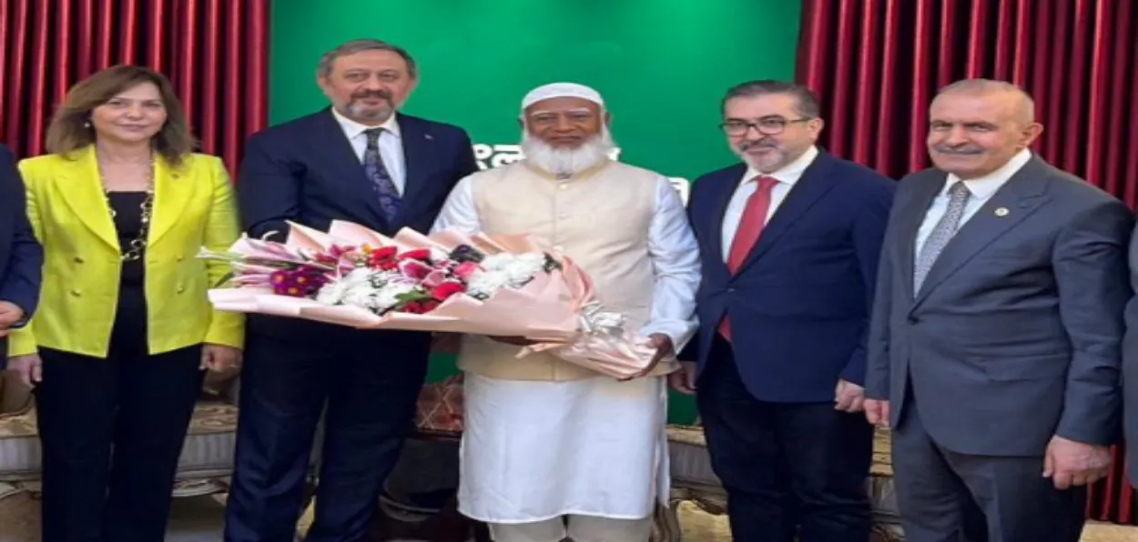 Shafiqur Rahman, Amir Bangladesh Jamaat-e-Islami with the Tukish delegation