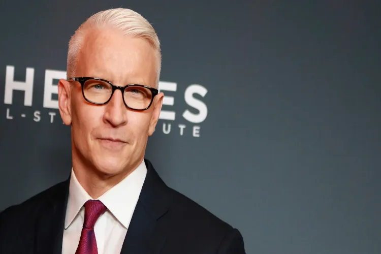 Veteran broadcast journalist Anderson Cooper