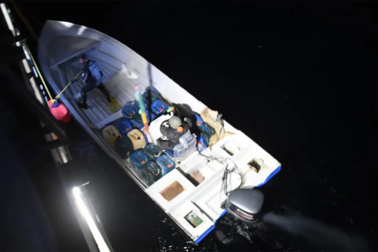 Coast Guard intercepts suspect boat