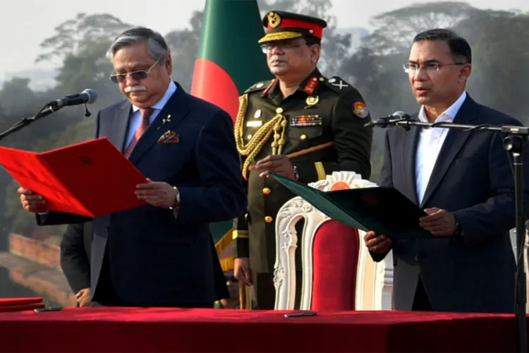 Tarique Rahman, Chairman of the Bangladesh Nationalist Party (BNP) and newly sworn-in Prime Minister of Bangladesh