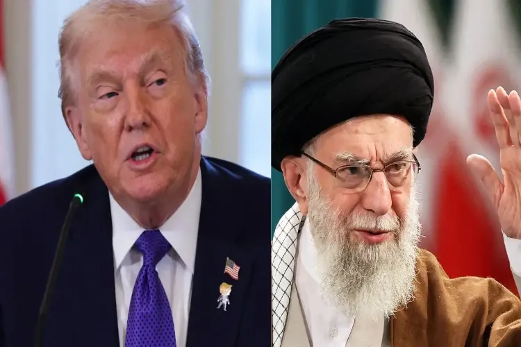 US President Donald Trump and Iranian Supreme Leader Ayatollah Ali Khamenei