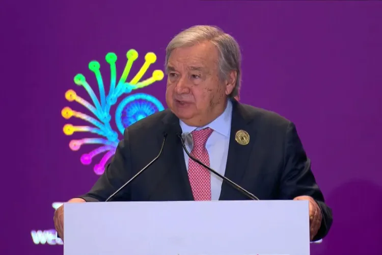 UN Secretary General Antonio Guterres