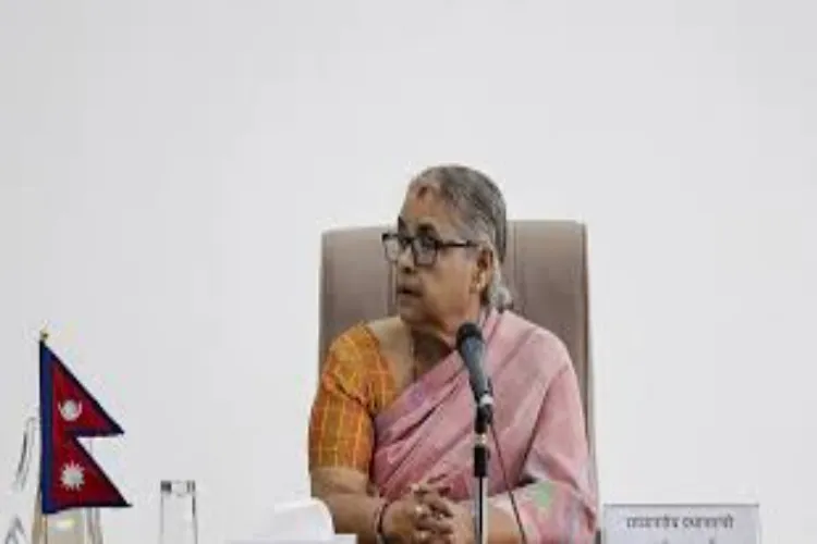 Nepal’s interim Prime Minister Sushila Karki 