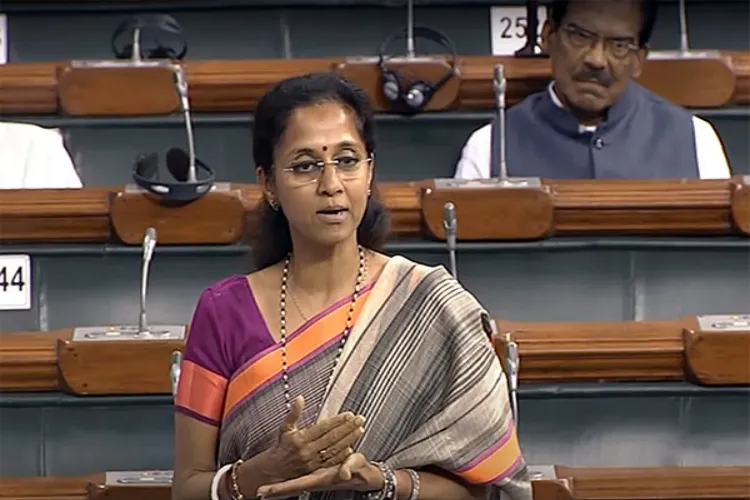Nationalist Congress Party–Sharadchandra Pawar (NCP-SP) MP Supriya Sule 