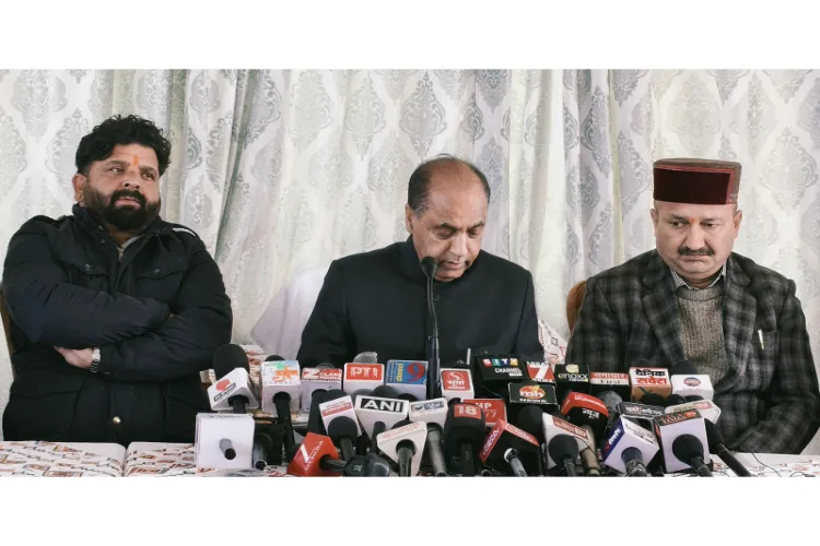 Leader of Opposition and former Himachal Pradesh Chief Minister Jai Ram Thakur 