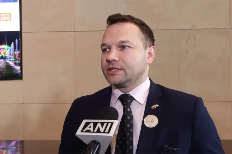 Lithuania's Economy and Innovation Minister Edvinas Grikšas