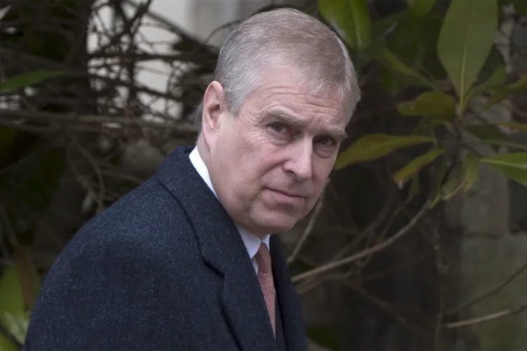 Prince Andrew, Duke of York, the younger brother of Charles III