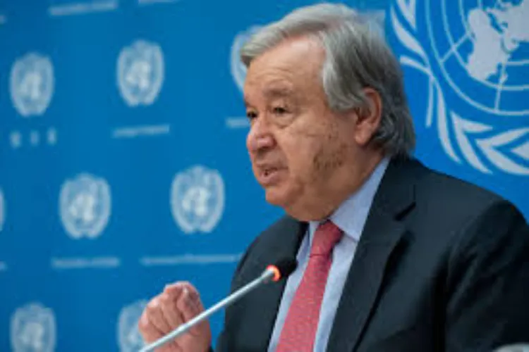 UN Secretary General Antonio Guterres