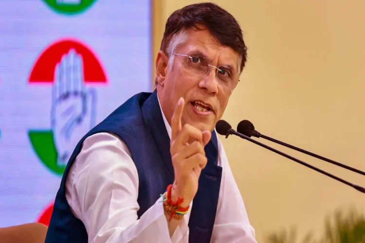 Congress' media and publicity department head Pawan Khera 