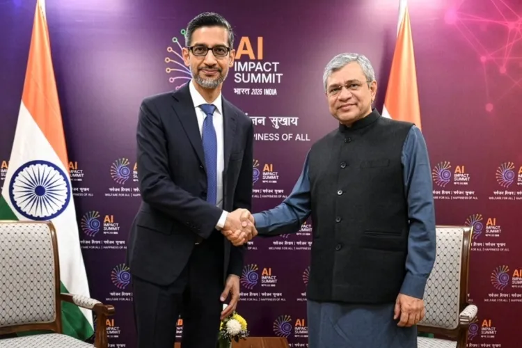 Union Minister for Electronics & Information Technology, Ashwini Vaishnaw, met with the CEO of Google 