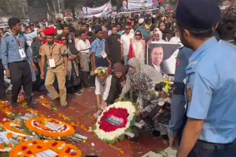 Bangladeshi's pay tribute to 1952 martyrs on Language Day in Bangladesh. 