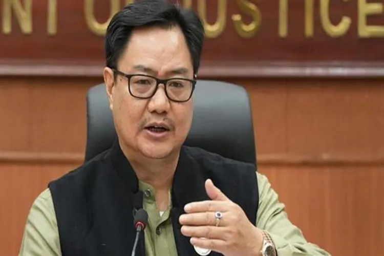 Union minister Kiren Rijiju 
