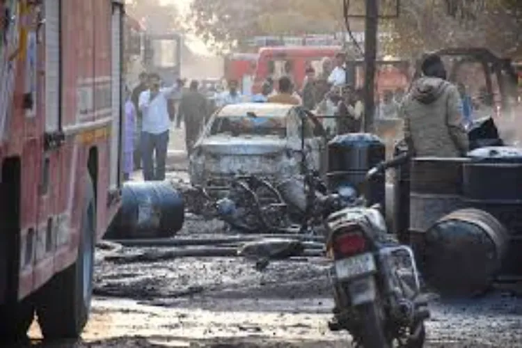 Faridabad factory fire