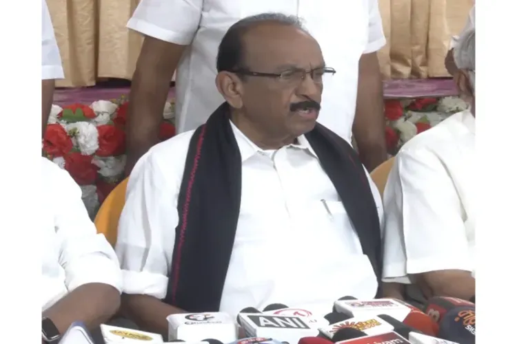 Marumalarchi Dravida Munnetra Kazhagam (MDMK) chief Vaiko 