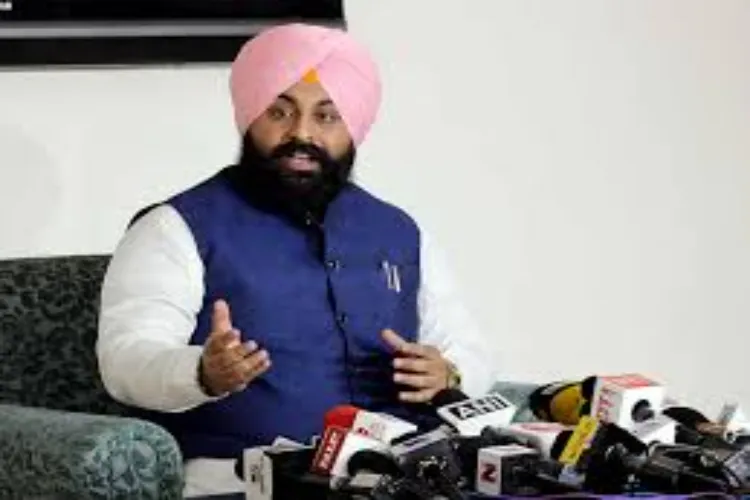 Punjab Education Minister Harjot Singh Bains