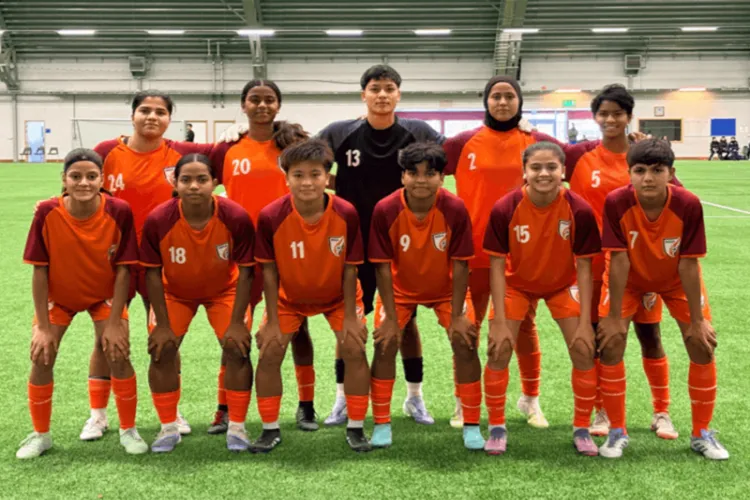 India U20 women drub Swedish club Täby FK in friendly. 