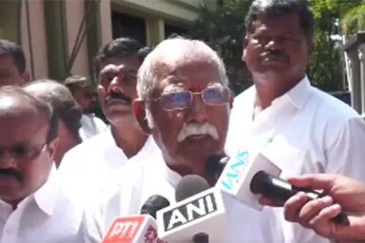  Marumalarchi Dravida Munnetra Kazhagam (MDMK) Praesidium chief Arjunraj 