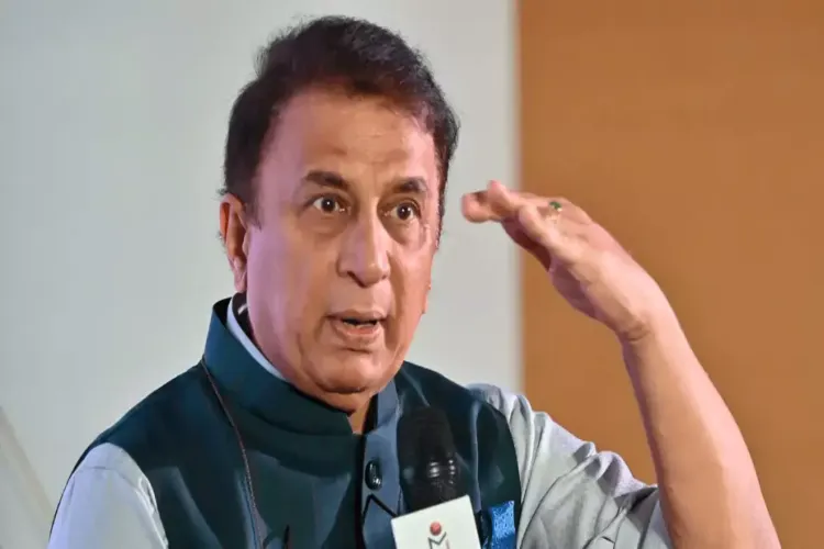 Legendary Indian cricketer Sunil Gavaskar 