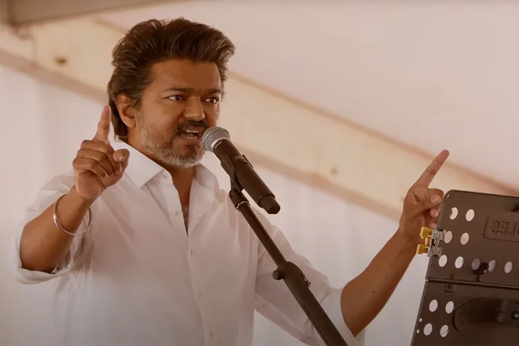 Tamilaga Vettri Kazagham chief Vijay 