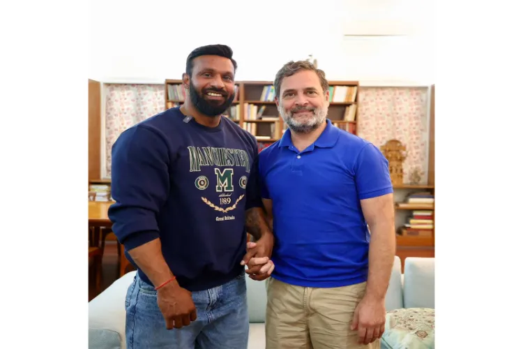Lok Sabha Leader of Opposition Rahul Gandhi met with gym trainer Deepak 