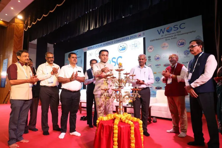 Goa Chief Minister Pramod Sawant inaugurated the World Ocean Science Congress (WOSC) 2026