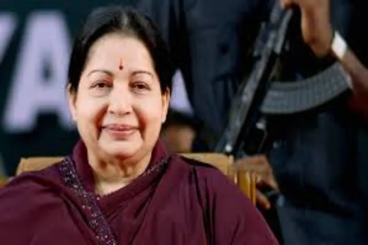 Former Tamil Nadu Chief Minister J Jayalalithaa 