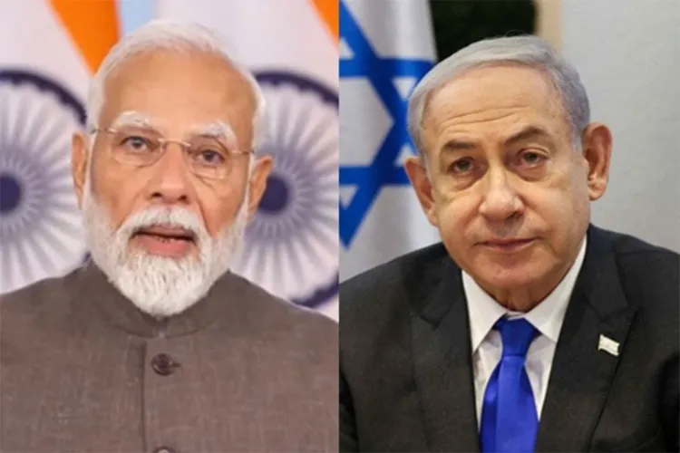 Prime Minister Narendra Modi and Israeli Prime Minister Benjamin Netanyahu