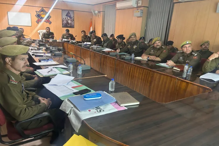 Ops-cum-Crime Review Meeting at DPL Udhampur 