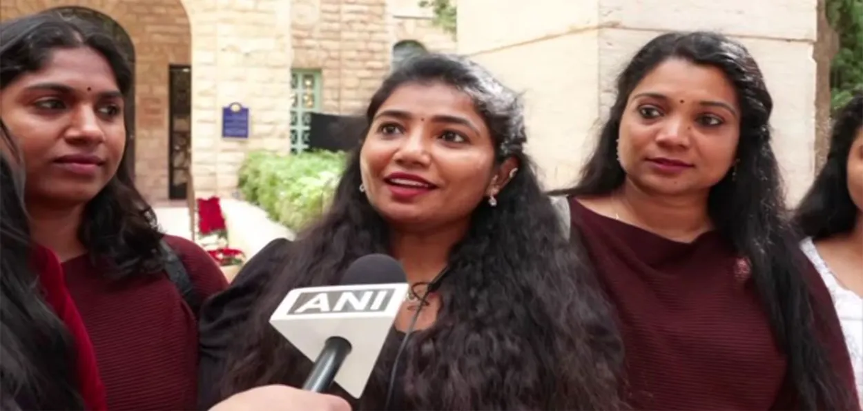 Excited members of the Indian diaspora speaking to ANI 