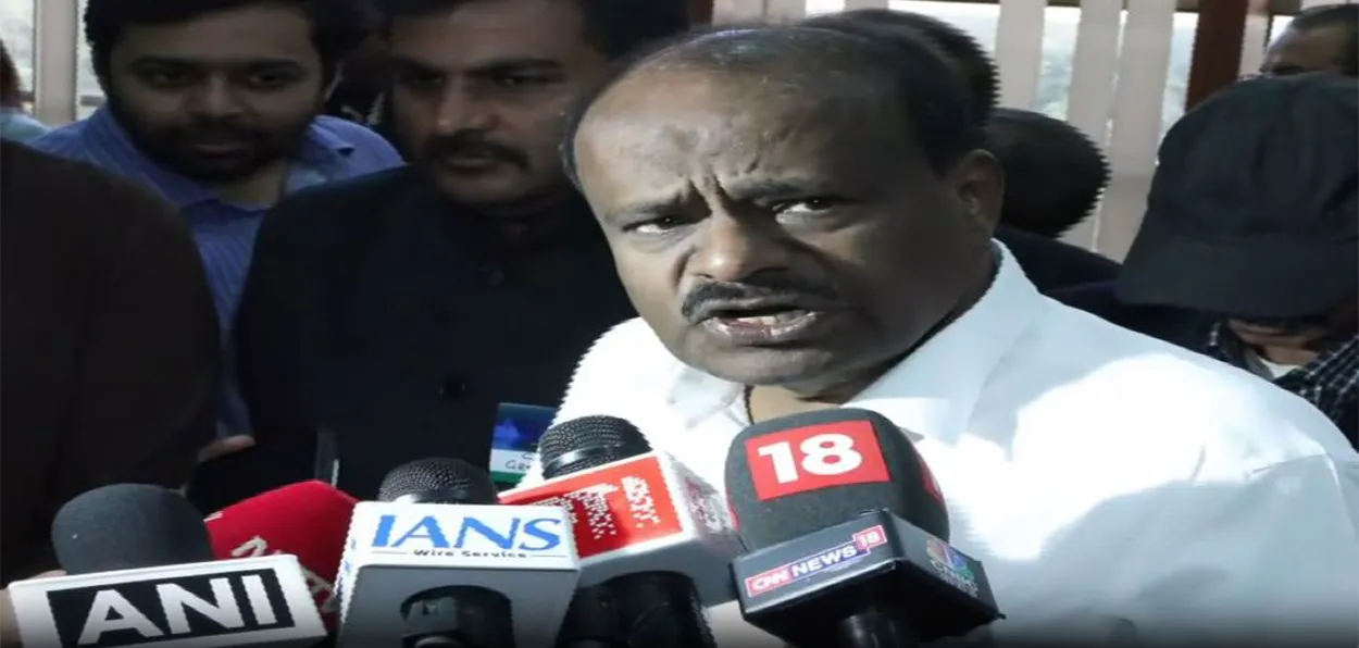 Union Minister for Heavy Industries and Steel, H D Kumaraswamy