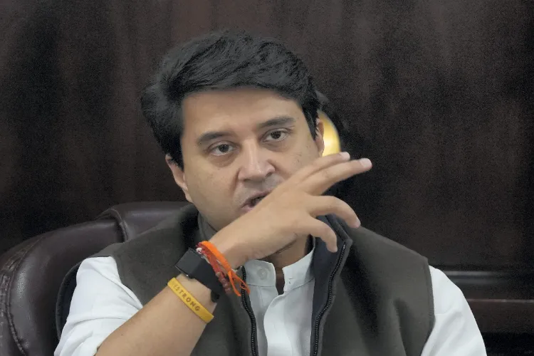 Union Communications Minister Jyotiraditya Scindia 