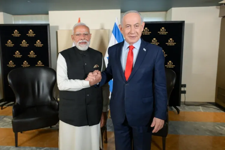 PM Modi and Israeli PM Benjamin Netanyahu