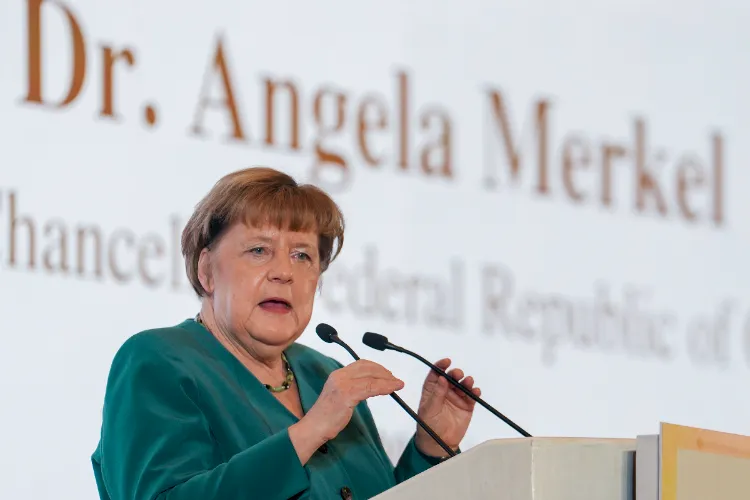 Former German chancellor Angela Merkel 