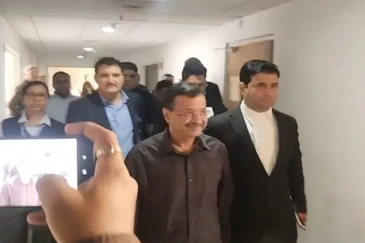 Arvind Kejriwal seen at the Rouse Avenue Court