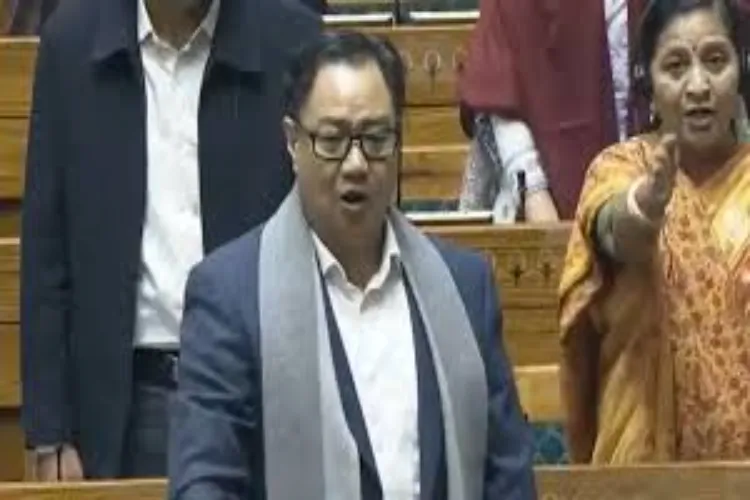 Rijiju counters Owaisi’s comment on PM Modi and Israel