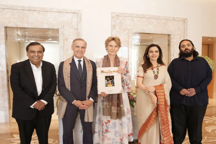 Mrs. Nita and Mr. Mukesh Ambani hosted the Prime Minister of Canada The Right Honourable Mark Carney and Mrs. Diana 
