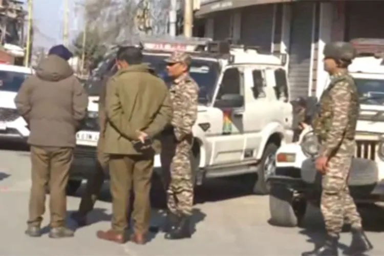 Security forces in Anantnag Jammu and Kashmir 