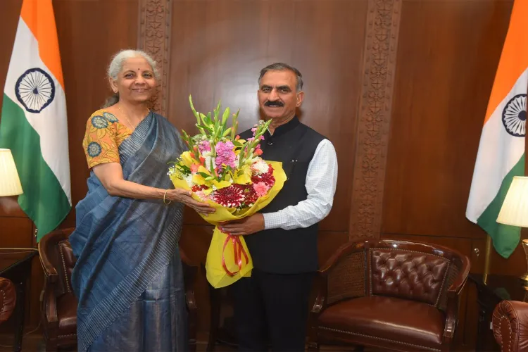 Himachal Pradesh Chief Minister Thakur Sukhvinder Singh Sukhu with Himachal Pradesh Chief Minister Thakur Sukhvinder Singh Sukhu